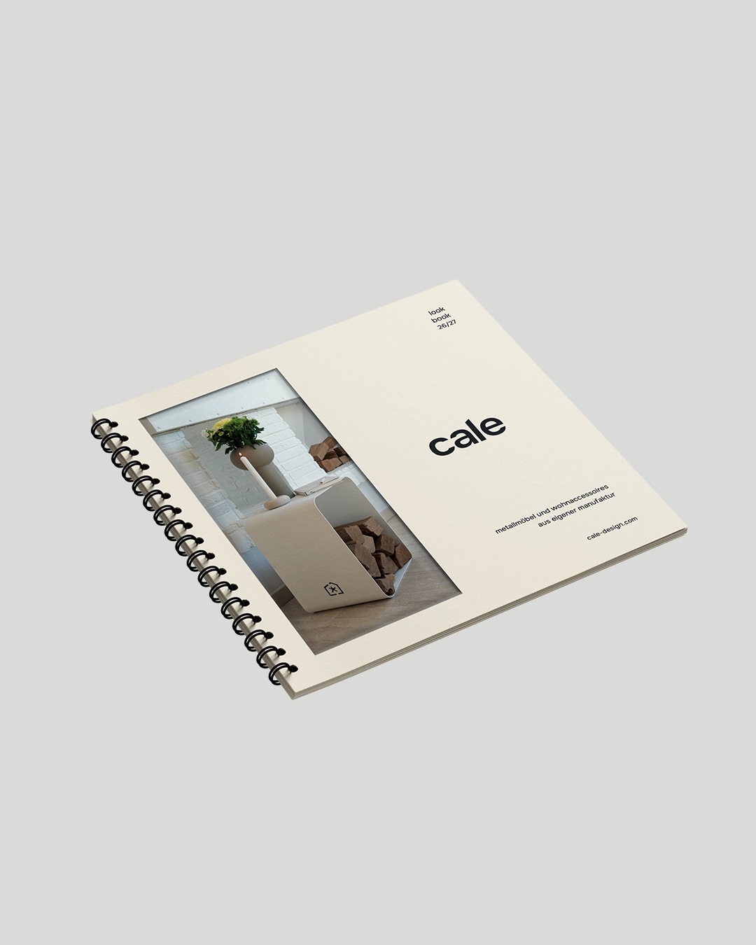 cale design - Lookbook Cover with Die-Cut Window