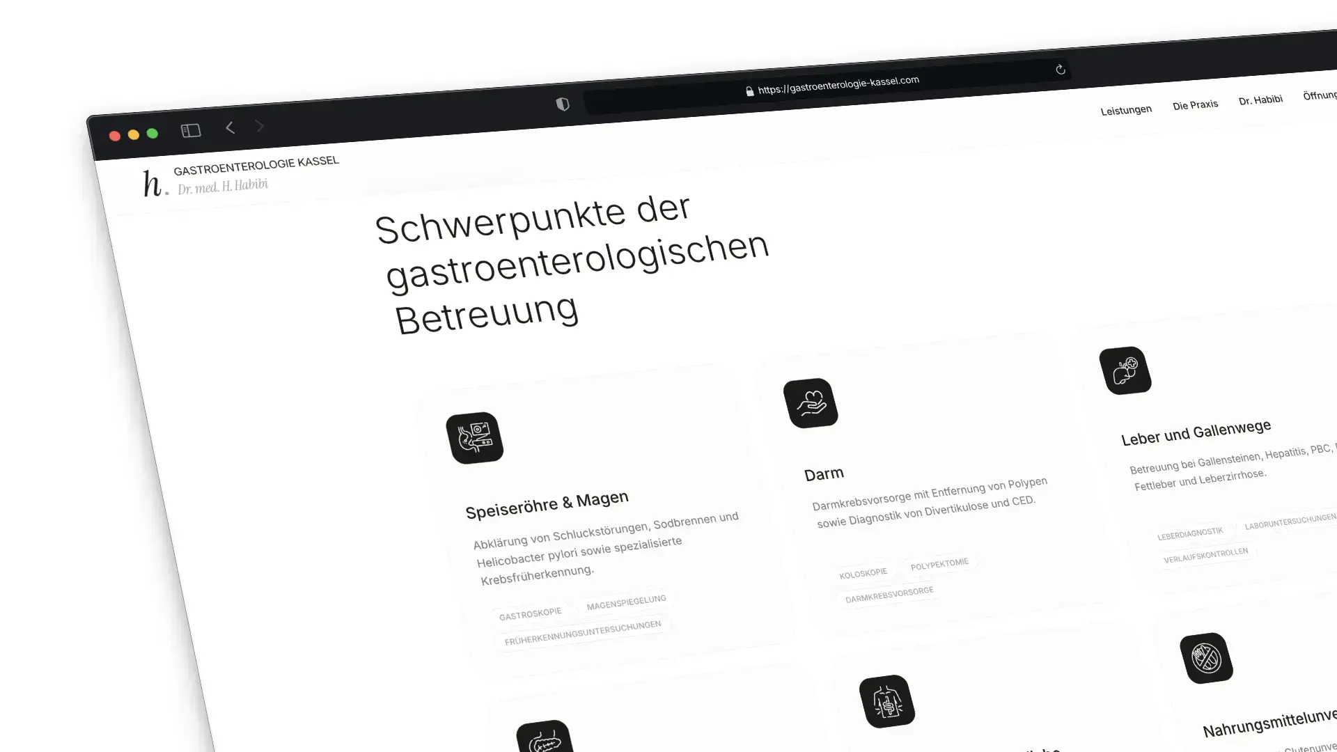 Gastroenterologie Kassel - Desktop Services Area