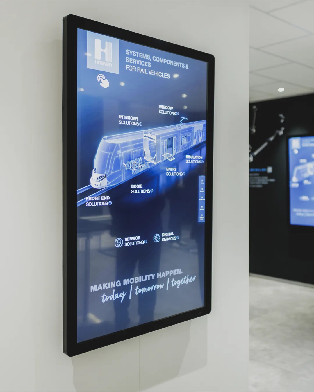 Touch Apps for the Trade Fair Presence at InnoTrans and Busworld
