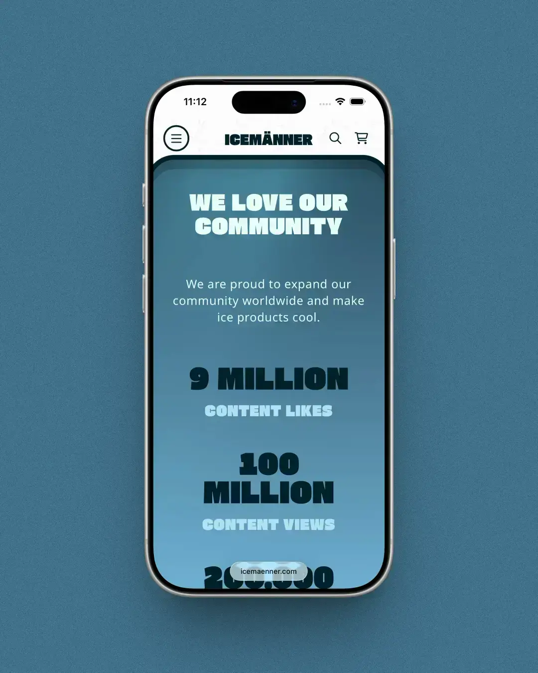 ICEMÄNNER - Mobile Footer Area