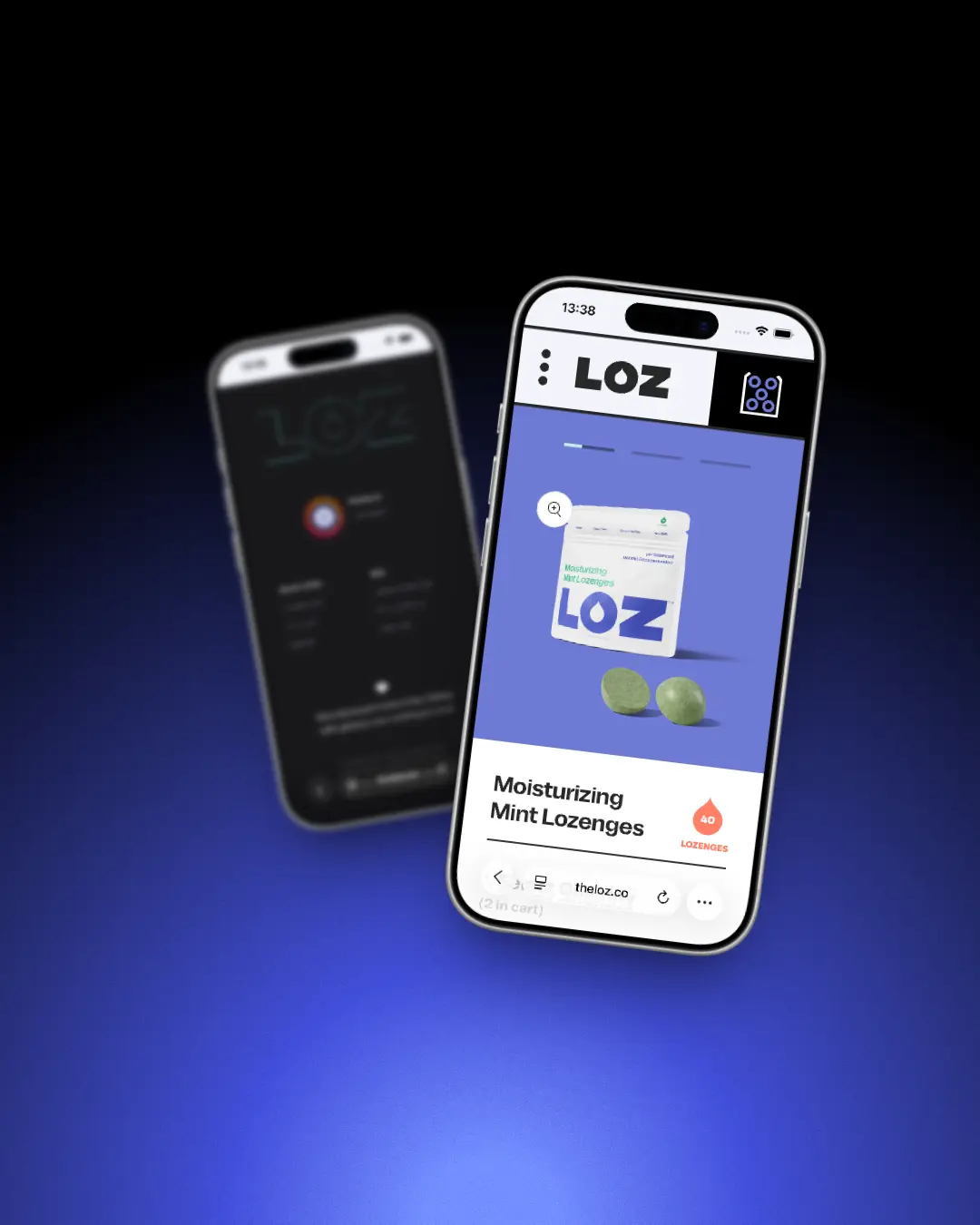 Loz - Mobile Landingpage