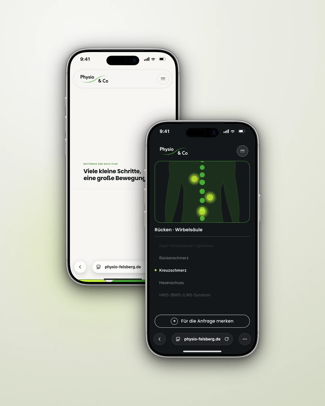 Physio & Co Felsberg - Mobile Claim Visual and Complaint Scanner