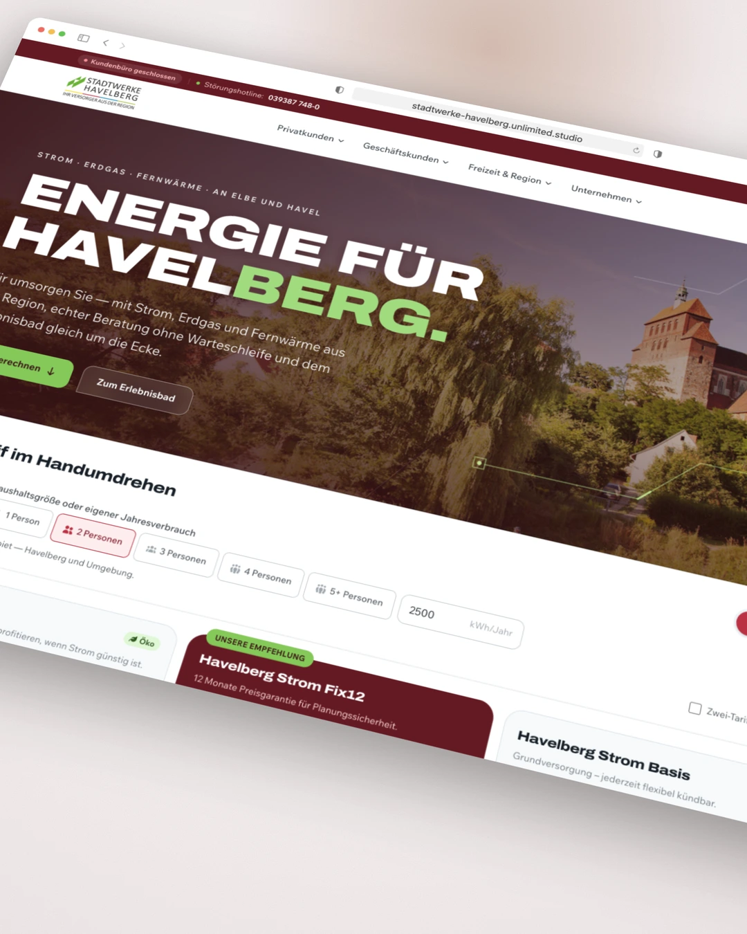 Relaunch Concept for a Municipal Utility