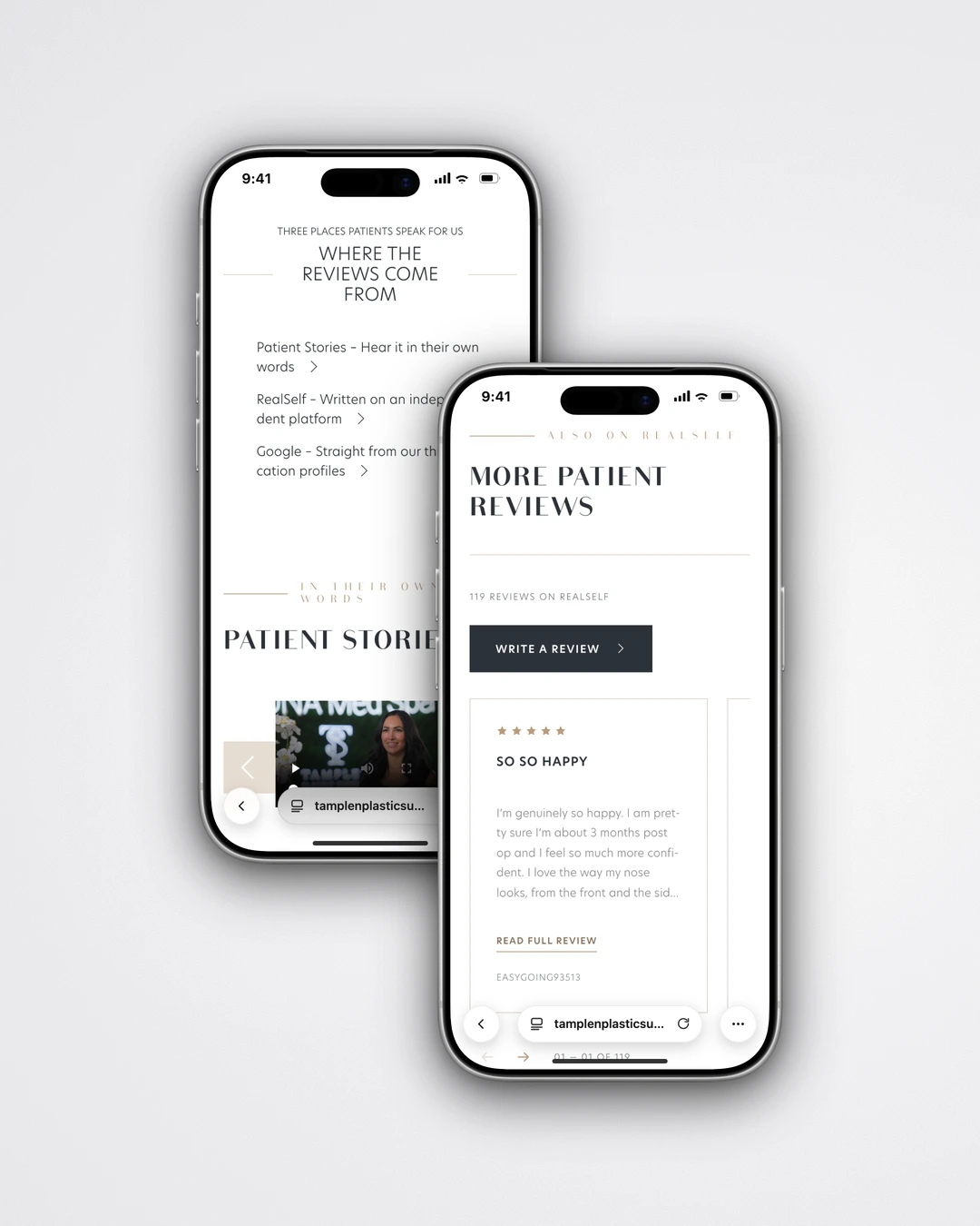 Tamplen Plastic Surgery - Mobile Review Sources, Patient Stories and RealSelf Reviews